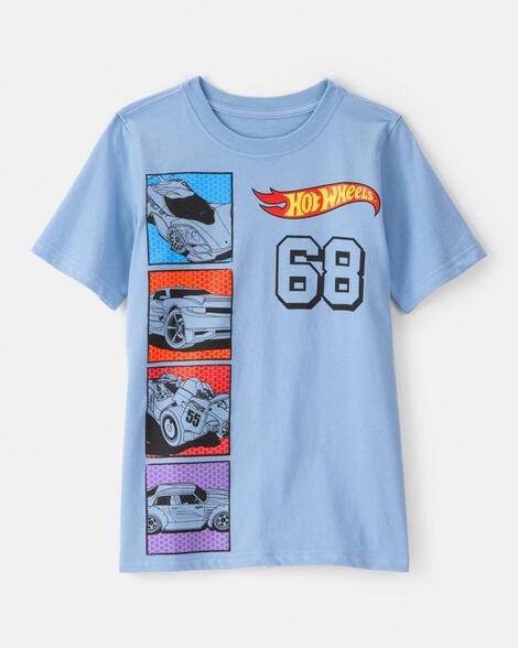 boys hot wheels™ short-sleeve graphic tee - blue