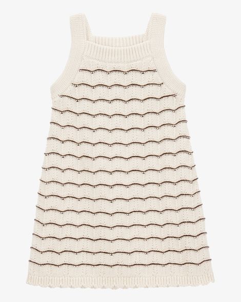 Product image 1 of Baby Striped Crotchet Knit Tank Dress