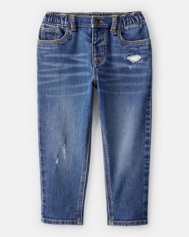 Product image 1 of Toddler Boy Mid-Rise Distressed Denim Jeans - Blue