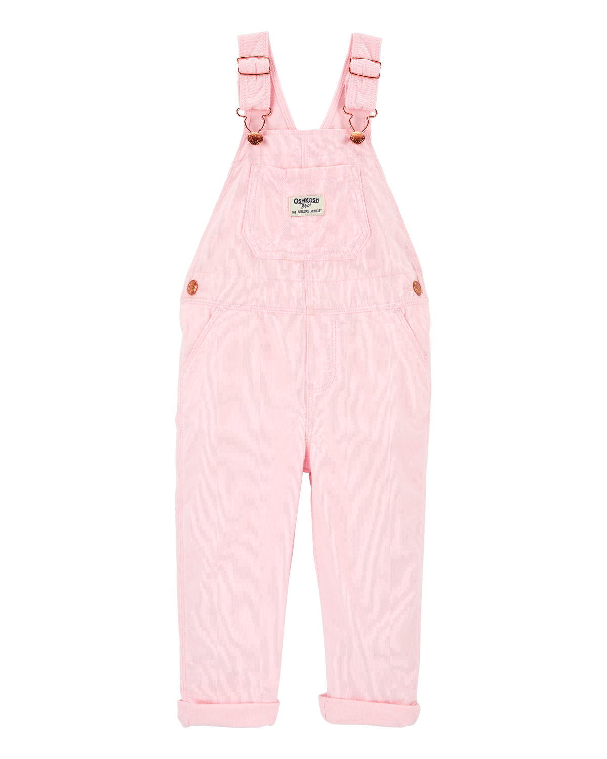 Oshkosh B'gosh Girl World's Best Overalls, Pink, 4T