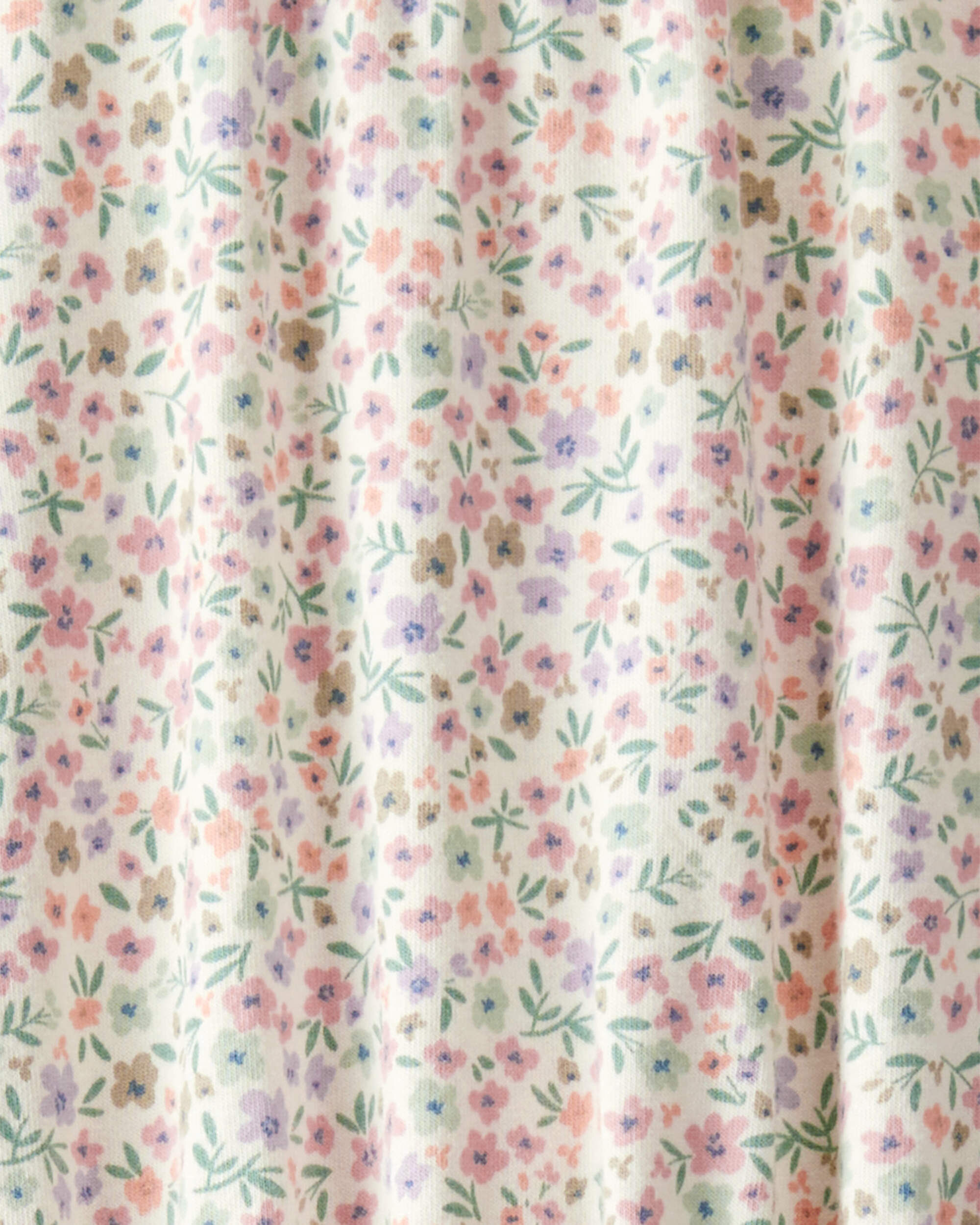 Toddler Organic Cotton Floral-Print Jumpsuit - Little Planet