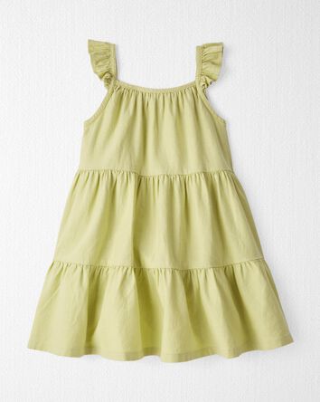 Toddler Tiered Sundress Made with LENZING™ ECOVERO™ and Linen