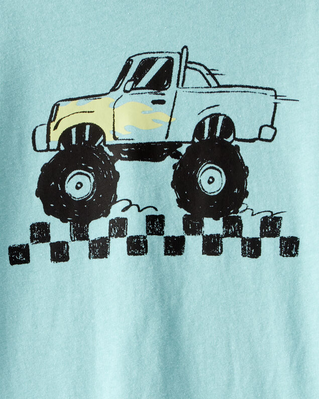 Product image 2 of Toddler Boy Monster Truck Short-Sleeve Graphic Tee - Blue