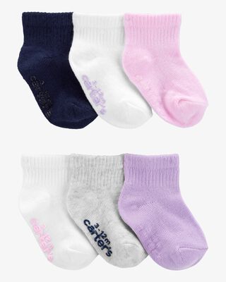 Product image 1 of Baby 6-Pack Ankle Socks
