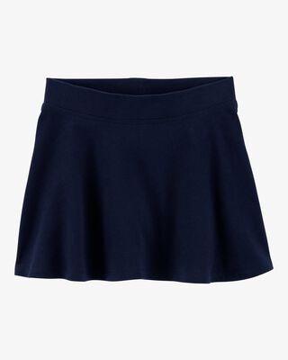 Product image 1 of Toddler Ponte Knit Uniform Skort - Navy