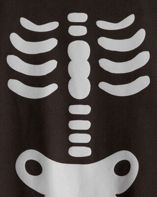 Product image 2 of Baby Skeleton Long-Sleeve Jumpsuit - Black