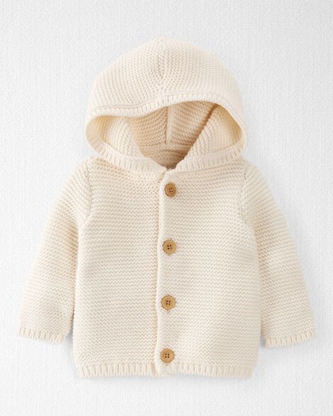  Product image 1 of Baby Organic Signature Stitch Cardigan