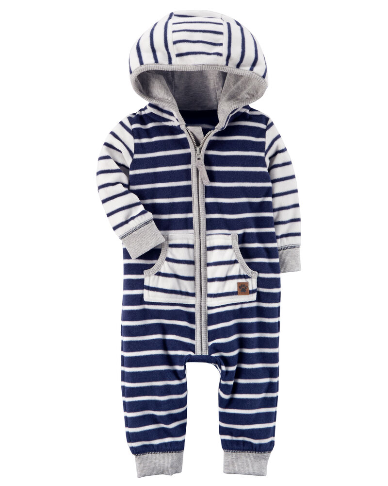 Hooded Fleece Jumpsuit