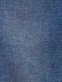 Navy - Baby Boy Varsity Waistband Denim Jeans, Selected