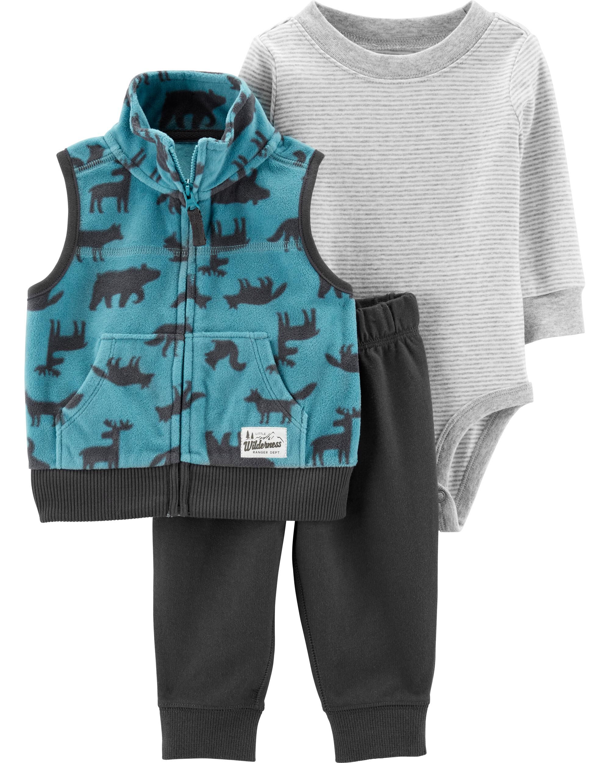 carter's vest outfit