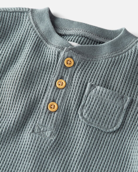 Waffle Knit Set - Slate Waffle Knit Set - Slate