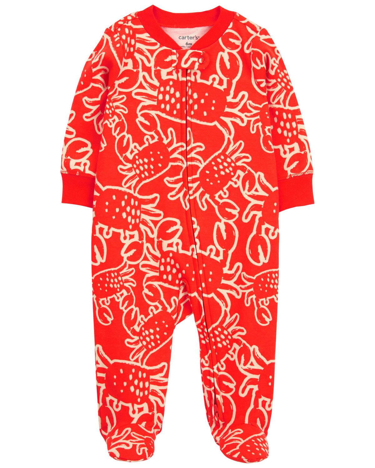 Baby 2Way Zip Crab Cotton Sleep & Play Pajamas Carter's Carter's