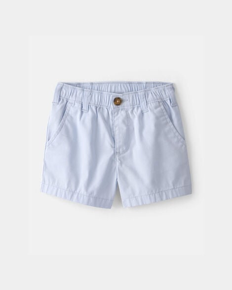 toddler boy twill shorts - blue