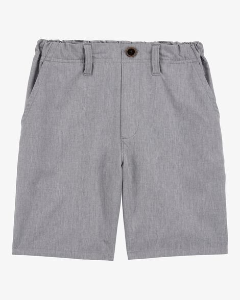 Product image 2 of Kid 2-Pack Active Pull-On Uniform Shorts - Grey