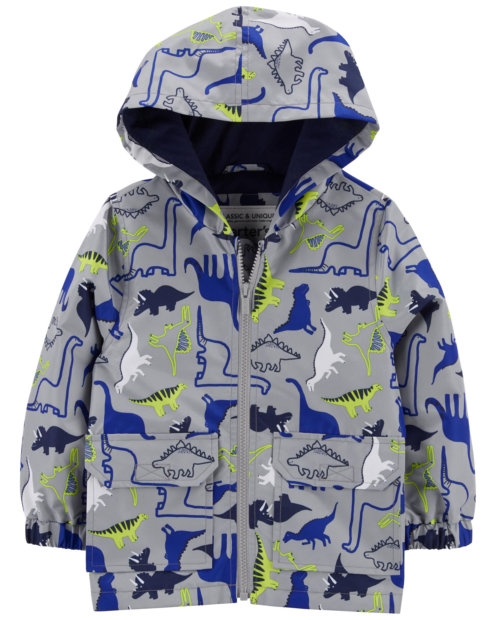 boys dinosaur rain coat