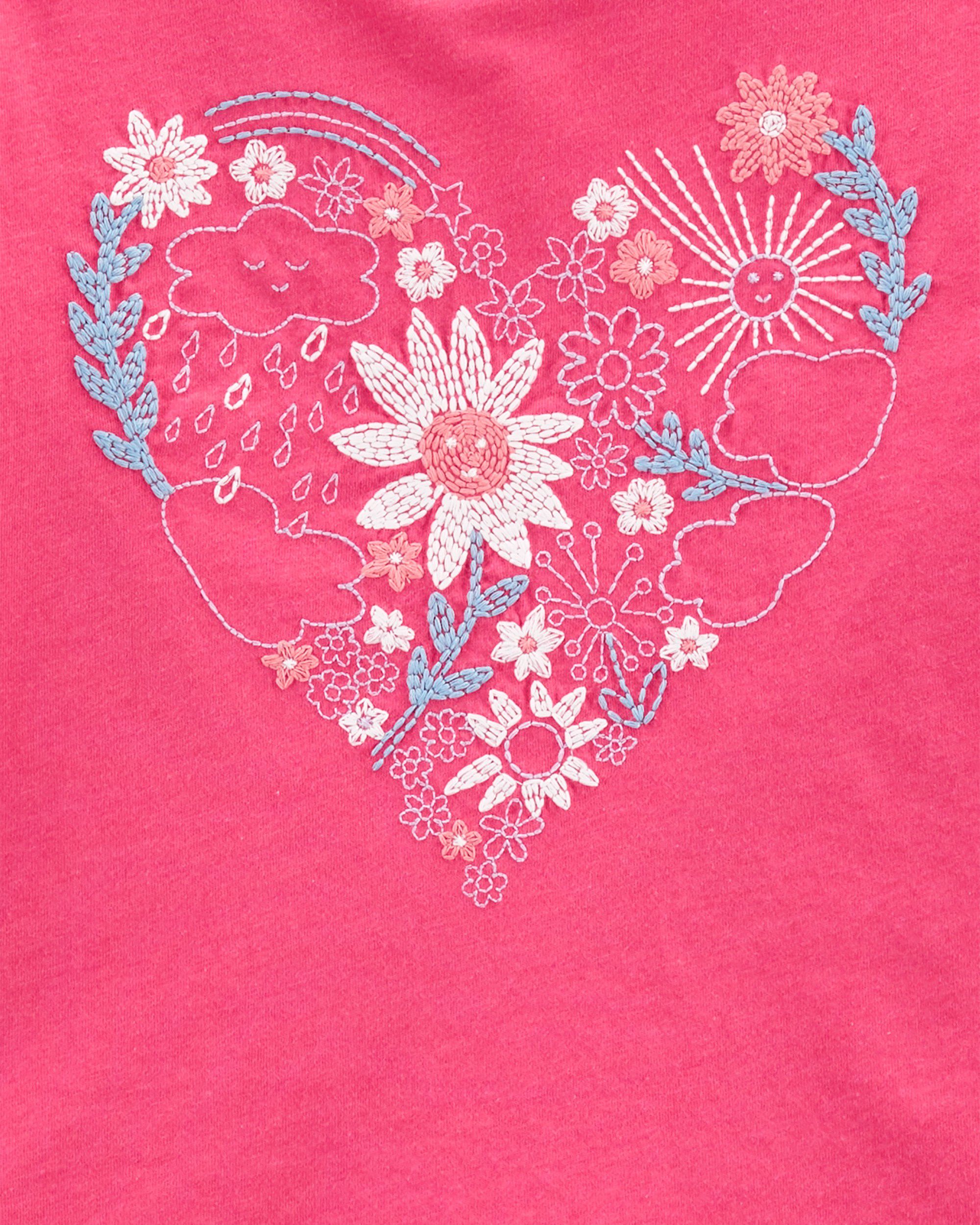 Kid Flower Heart Boxy Tee - OshKosh | Carter's
