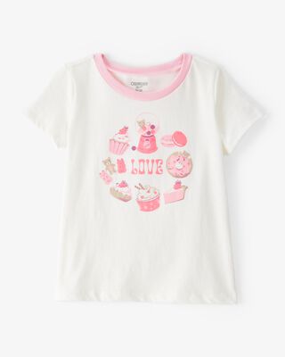 Product image 1 of Toddler Sweet Treats Short-Sleeve Graphic Tee - White