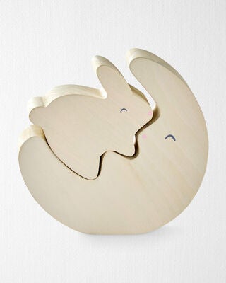 Product image 1 of Little Planet Bunny Wooden Puzzle
