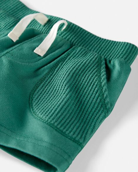Product image 3 of Baby 2-Pack Organic Cotton Waffle Knit Shorts