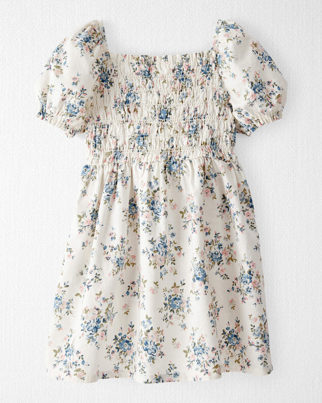 Product image 2 of Toddler Girl Floral-Print Dress Made with Organic Cotton