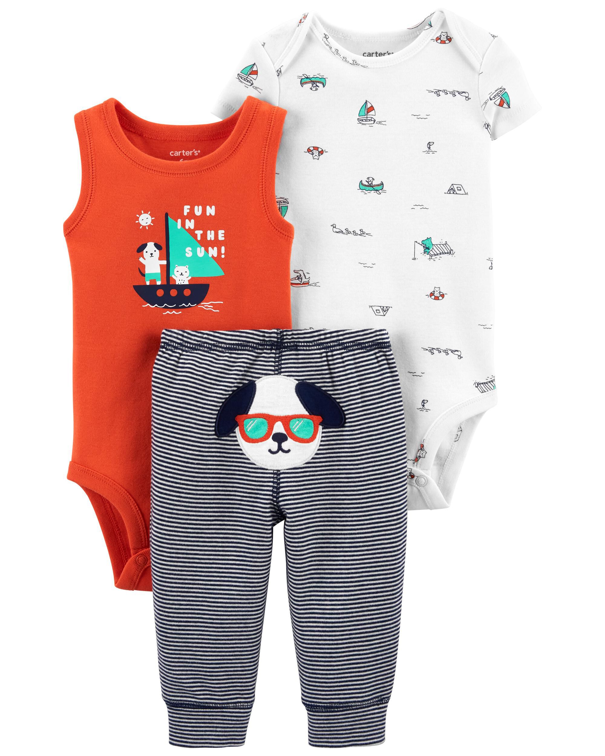 *CLEARANCE* 3-Piece Sailboat Little Character Set