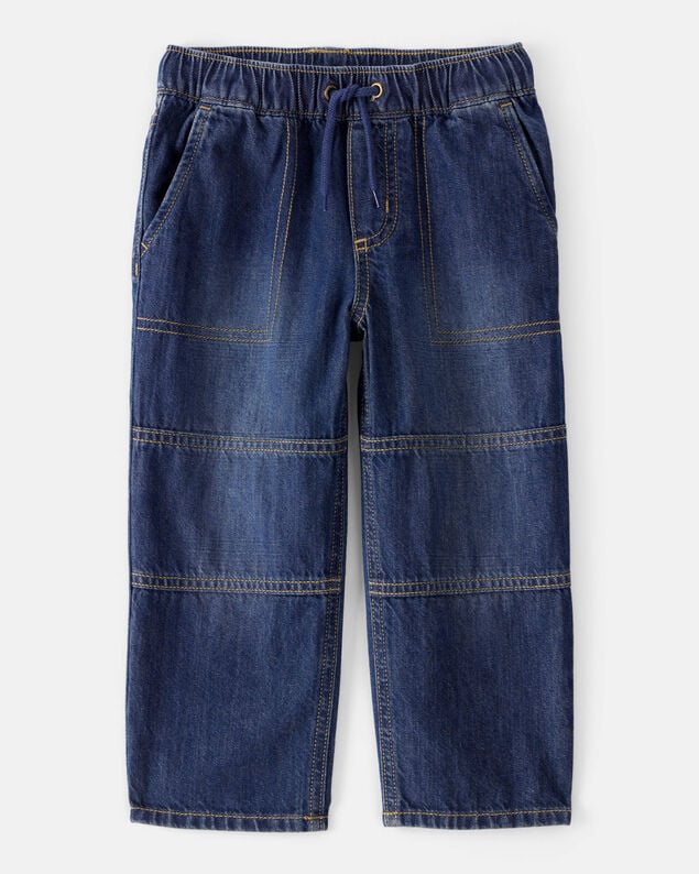 Product image 1 of Toddler Boy Denim Pull-On Jeans - Medium Wash