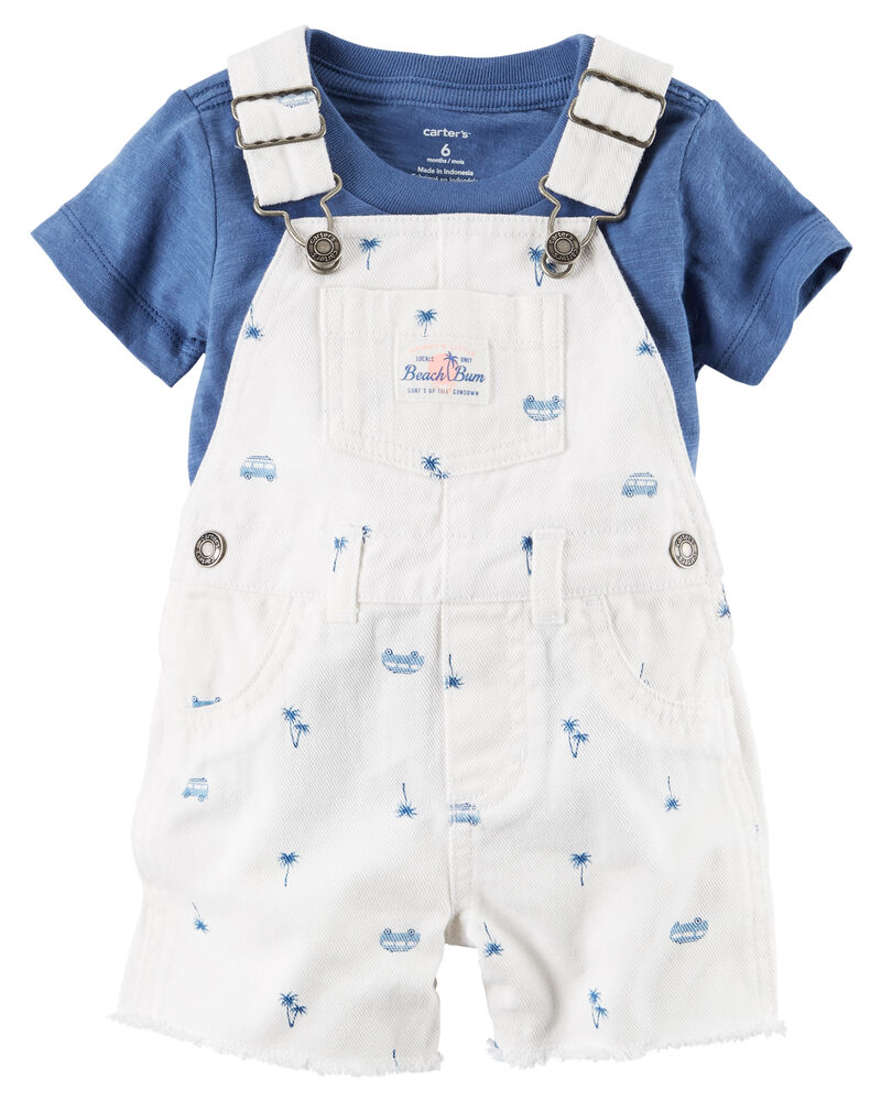 2 Piece Top Shortalls Set Carters Com