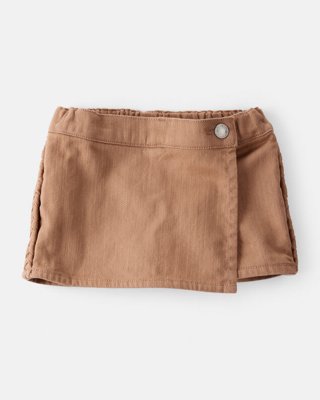 Product image 1 of Baby Girl 100% Cotton Skort - Brown