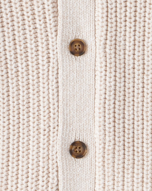 Product image 2 of Boys Long-Sleeve Cardigan Sweater - Ivory