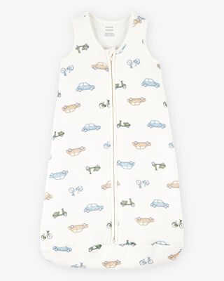 Product image 1 of Baby 2-Way Zip Cars PurelySoft Wearable Blanket - Ivory