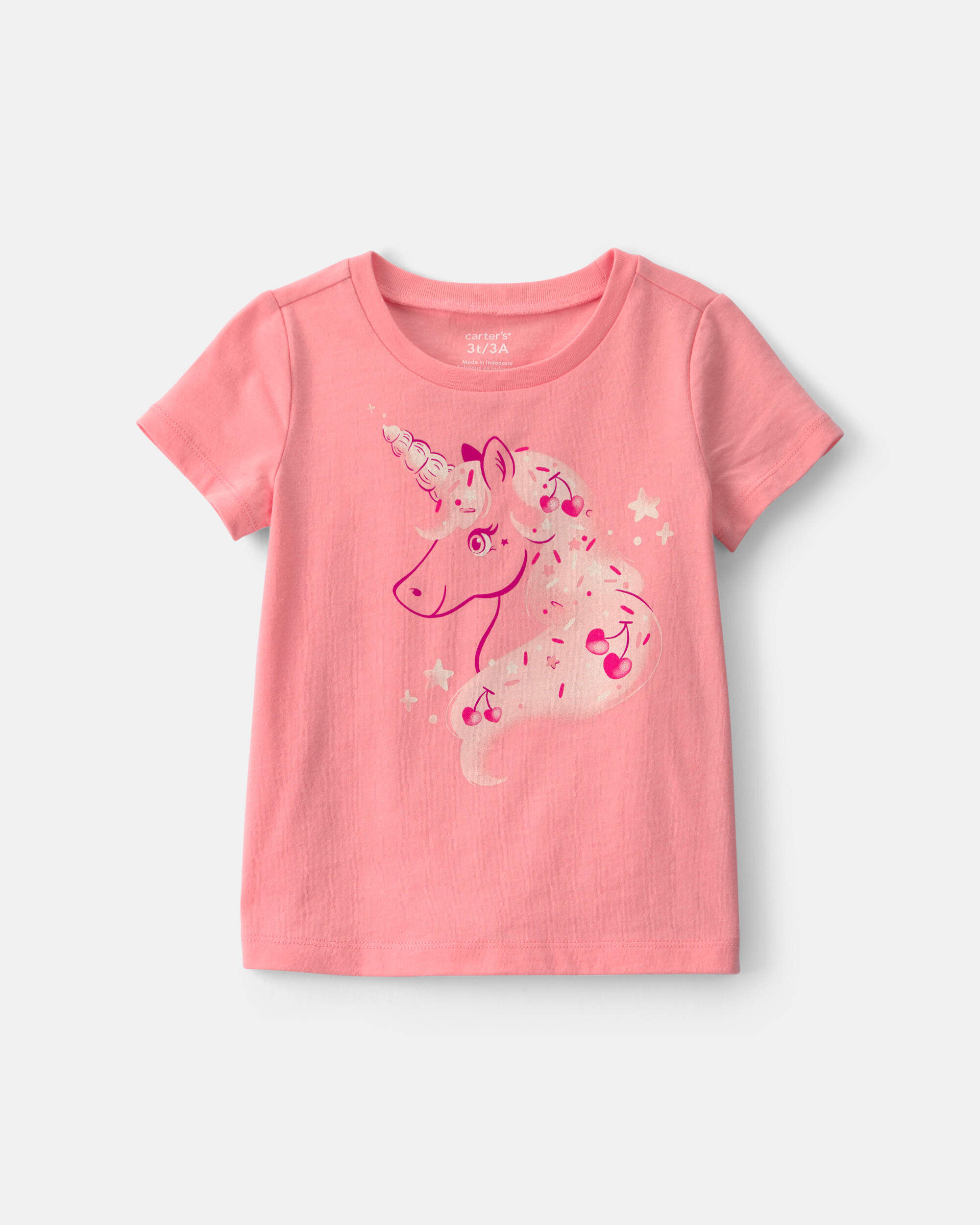 Carters toddler girl unicorn graphic tee 2T Pink 6$