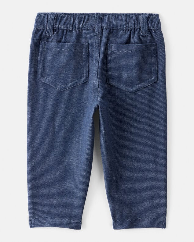 Product image 2 of Baby Girl Knit Pull-On Pants - Navy Blue