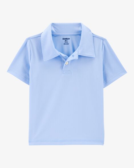 Product image 2 of Toddler 2-Pack Active Uniform Polo Shirts in Moisture Wicking BeCool™ Fabric - Blue