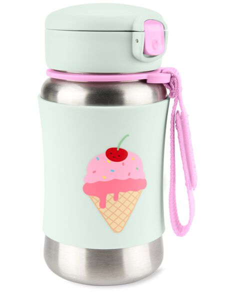 Spark Style Stainless Steel Straw Bottle - Ice cream