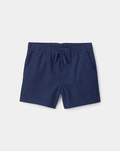 baby boy canvas shorts - blue