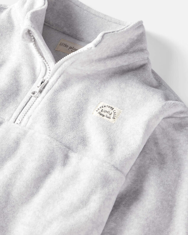 Product image 2 of Girls Recycled Microfleece Pullover 