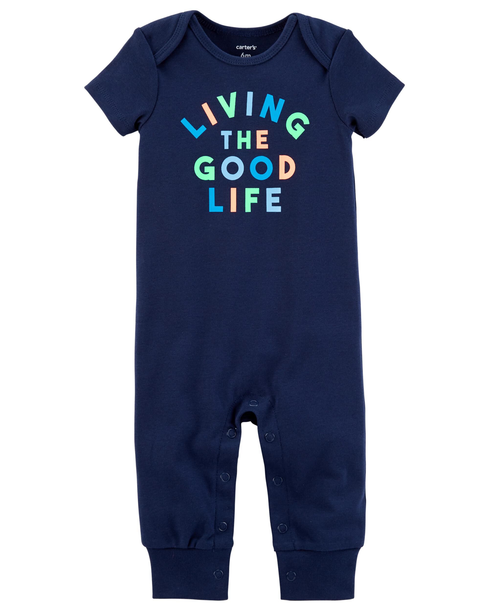 Carter's  Baby Boy Living The Good Life Jumpsuit 
