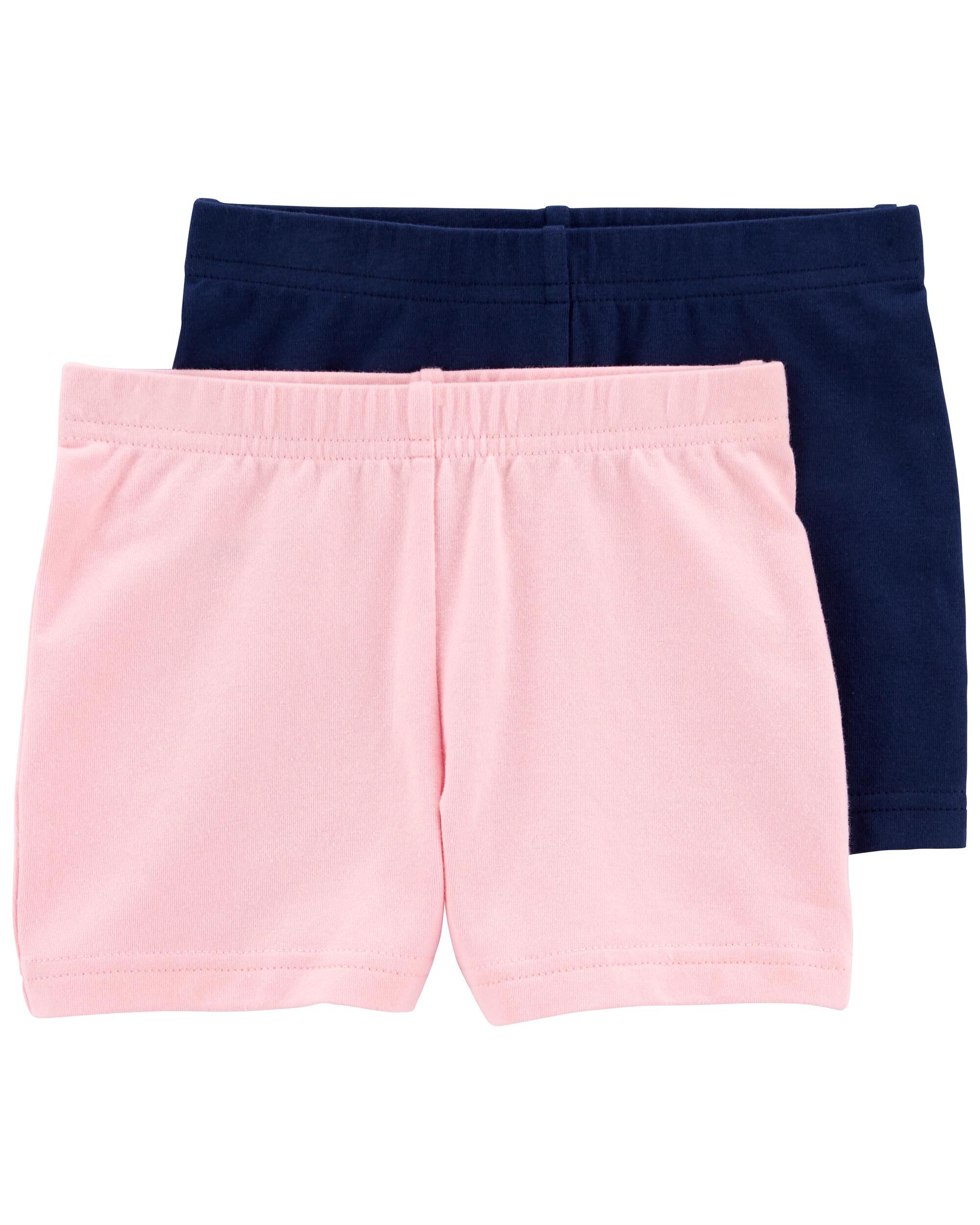 Toddler 2 Pack Pink Navy Shorts Carter s Carter s