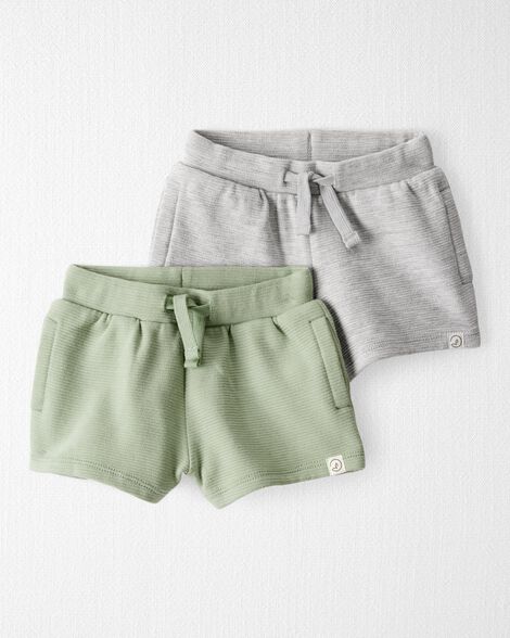  Product image 1 of Baby 2-Pack Organic Cotton Shorts