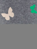 Grey - Baby Butterfly Cozy Fleece Leggings, Selected