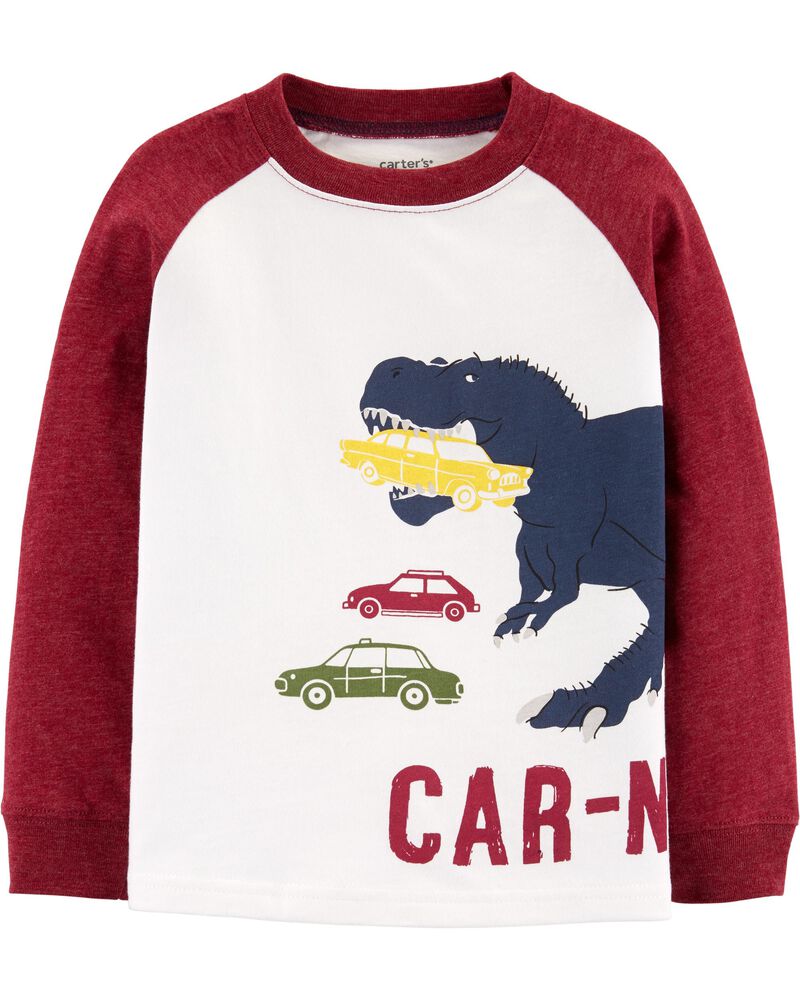 Dinosaur Wrap Around Raglan Jersey Tee Carters Com