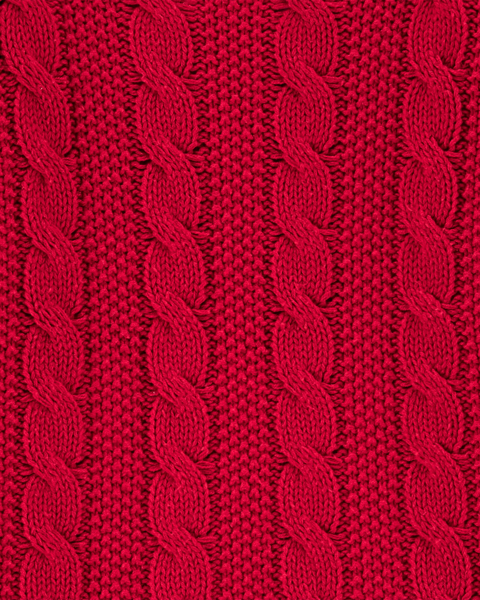 carters red sweater dress