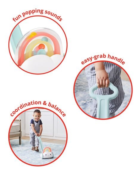  Product image 3 of Silver Lining Cloud Rainbow Push Toy