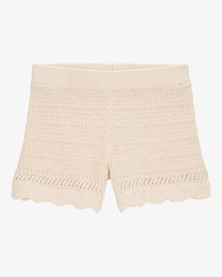 Product image 1 of Toddler Crotchet Knit Shorts - Ivory