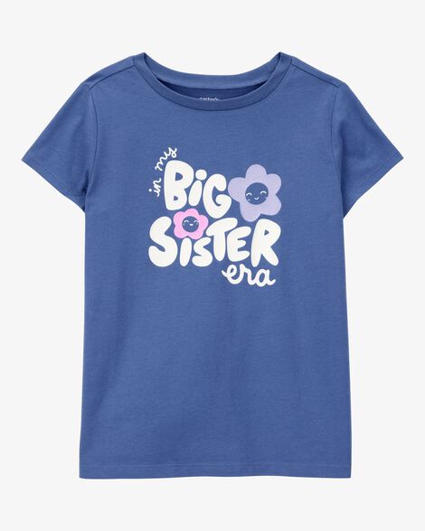  Product image 1 of Kid Big Sister Short-Sleeve Graphic Tee - Blue