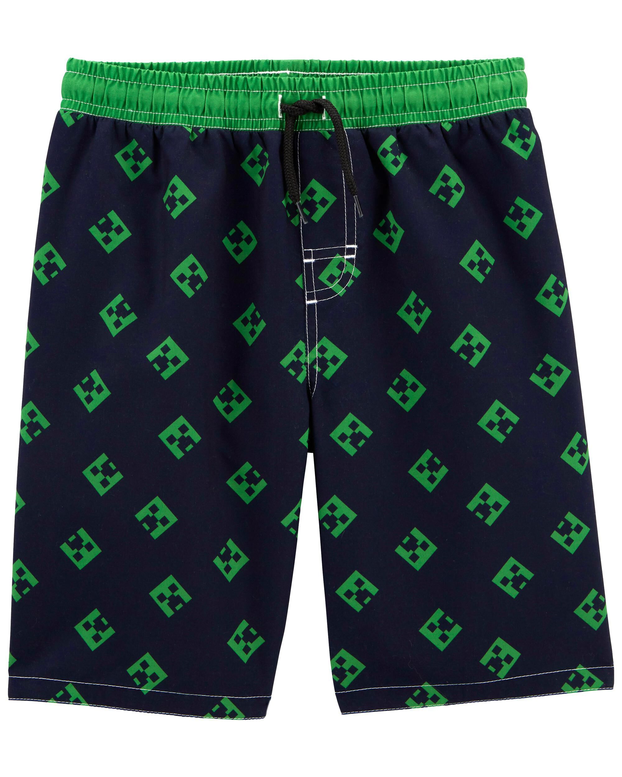 Kid Minecraft Swim Trunks Carter s Carter s