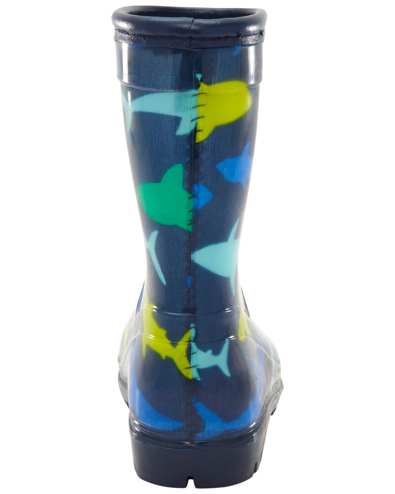 Navy Toddler Carter's Shark Rain Boots