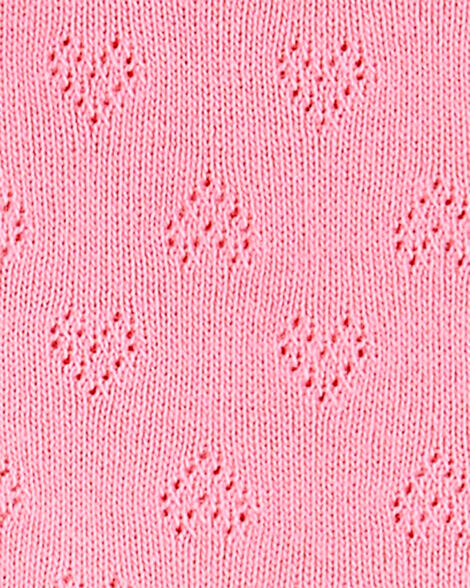Baby 3-Piece Pointelle Heart Set - Pink