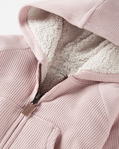 Carter Baby Girl Zip Hoodie Preemie Diapers Carter's Baby Girl 3Pc