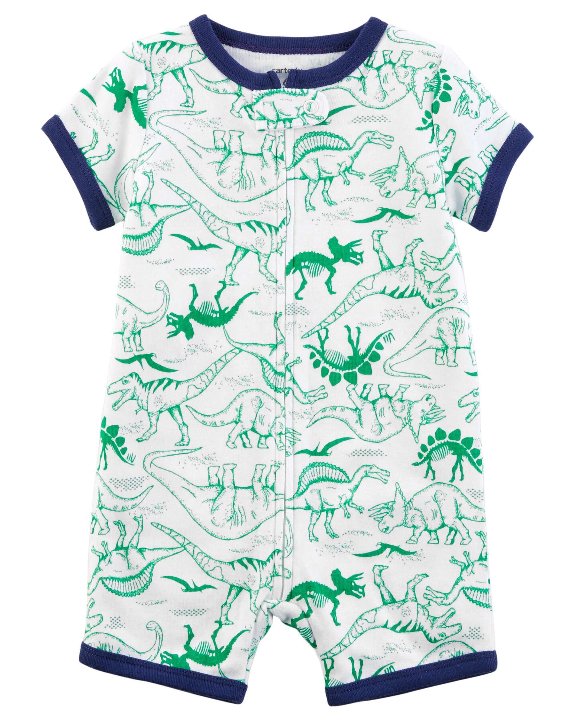 carters dinosaur romper